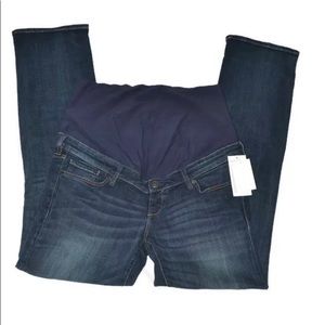 H&M Maternity Denim Stretch High Rib Long Jeans